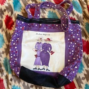 Hand Made Red Hat Society Purse